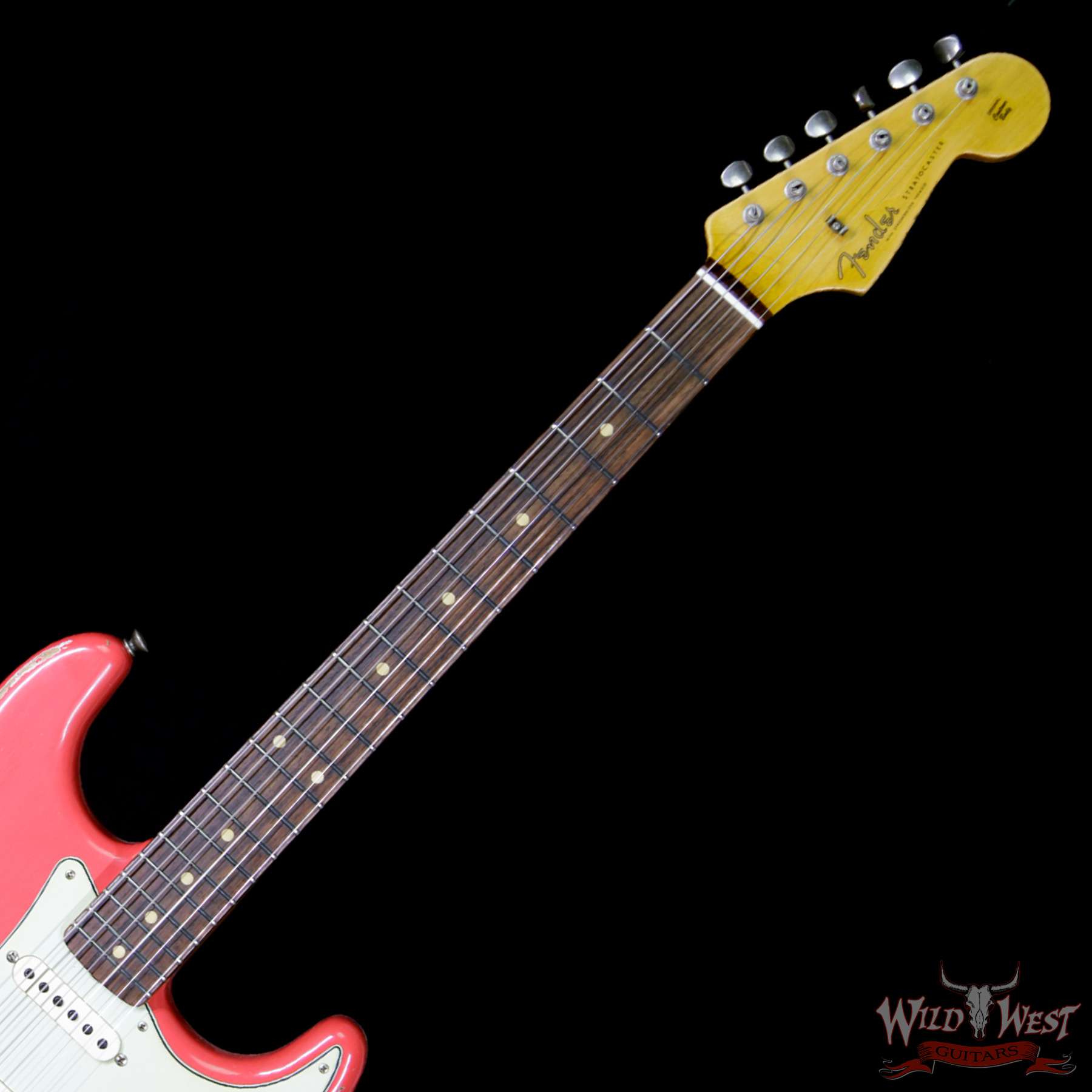 fender-1961strat-relic-frd-92753-bnf__wwg.jpg 2018 Fender Custom Shop 1961 Stratocaster Relic Rosewood Slab Fingerboard Fiesta Red - Image 9