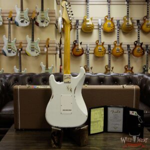 Fender Custom Shop 1961 Stratocaster Relic Rosewood Fingerboard Olympic White - Image 15