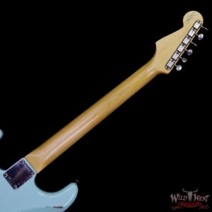 2018 Fender Custom Shop 1961 Stratocaster Relic Rosewood Slab Fingerboard Surf Green - Image 12