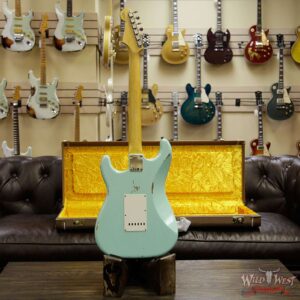 2018 Fender Custom Shop 1961 Stratocaster Relic Rosewood Slab Fingerboard Surf Green - Image 15