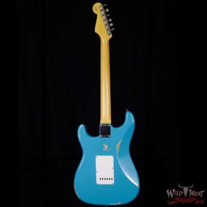 2018 Fender Custom Shop 1961 Stratocaster Relic Rosewood Slab Fingerboard Taos Turquoise - Image 6