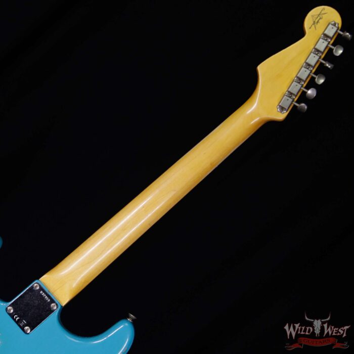 2018 Fender Custom Shop 1961 Stratocaster Relic Rosewood Slab Fingerboard Taos Turquoise - Image 11