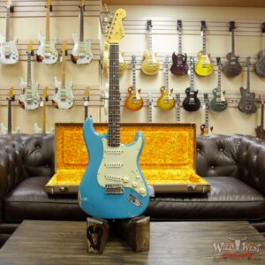 2018 Fender Custom Shop 1961 Stratocaster Relic Rosewood Slab Fingerboard Taos Turquoise - Image 12
