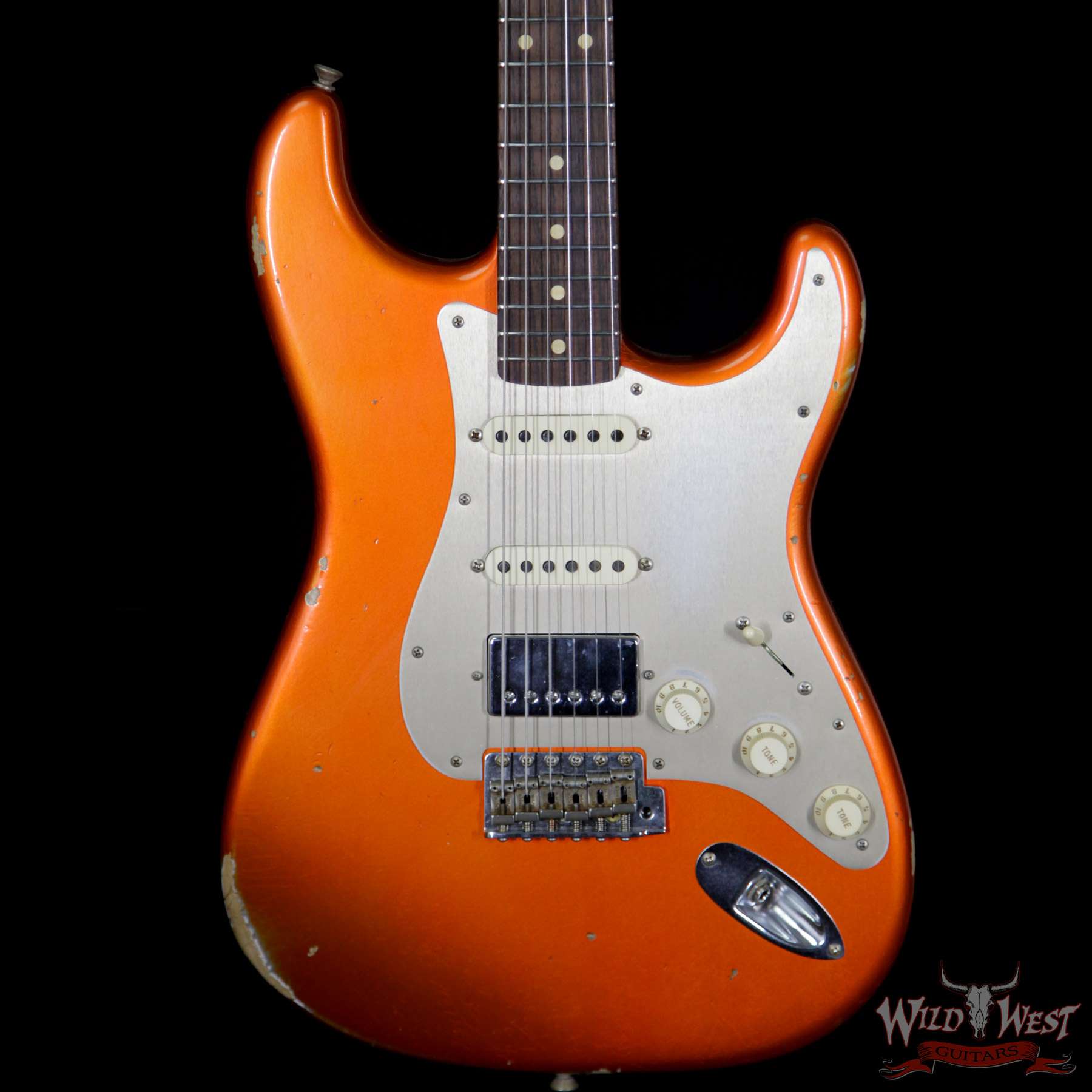 fender-1962strat-relic-hss-orange-r92681-bbf__wwg.jpg Fender Custom Shop 1962 Stratocaster Relic HSS EVH Bridge Pickup Rosewood Fingerboard Orange - Image 3