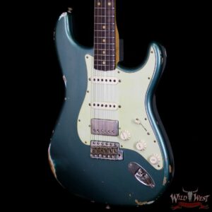 Fender Custom Shop 1962 Stratocaster HSS EVH Pickup Relic Rosewood Fingerboard Sherwood Green Metallic - Image 2