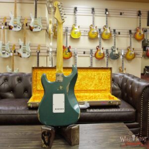 Fender Custom Shop 1962 Stratocaster HSS EVH Pickup Relic Rosewood Fingerboard Sherwood Green Metallic - Image 7