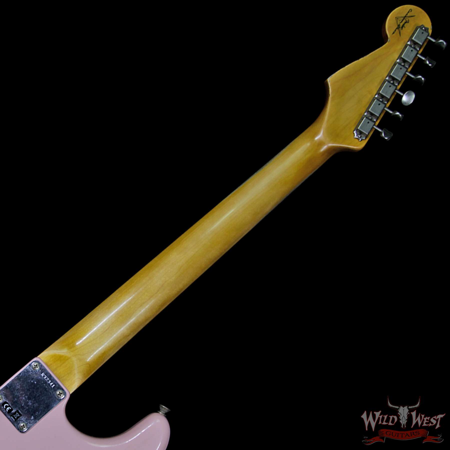 fender-1962strat-relic-hss-shp-r92341-bnb__wwg.jpg 2018 Fender Custom Shop 1962 Stratocaster HSS EVH Pickup Relic Rosewood Fingerboard Shell Pink - Image 11