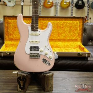 2018 Fender Custom Shop 1962 Stratocaster HSS EVH Pickup Relic Rosewood Fingerboard Shell Pink - Image 13