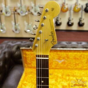 2018 Fender Custom Shop 1962 Stratocaster HSS EVH Pickup Relic Rosewood Fingerboard Shell Pink - Image 8