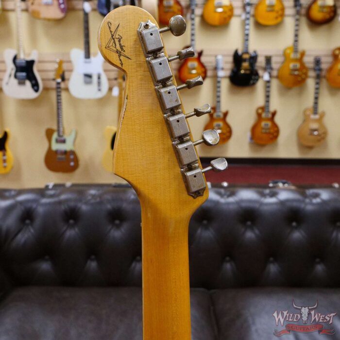 Fender Custom Shop 1962 Stratocaster Relic AAA Rosewood Board with Quartersawn Maple Neck Black - Image 10
