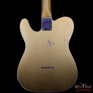 Fender Custom Shop 1962 Telecaster Custom Relic HH EVH Pickups Aztec Gold - Image 4