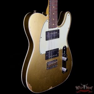 Fender Custom Shop 1962 Telecaster Custom Relic HH EVH Pickups Aztec Gold - Image 5