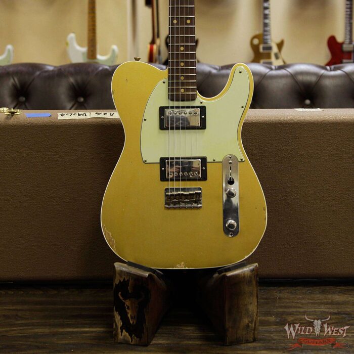 Fender Custom Shop 1962 Telecaster Custom Relic HH EVH Pickups Aztec Gold - Image 11