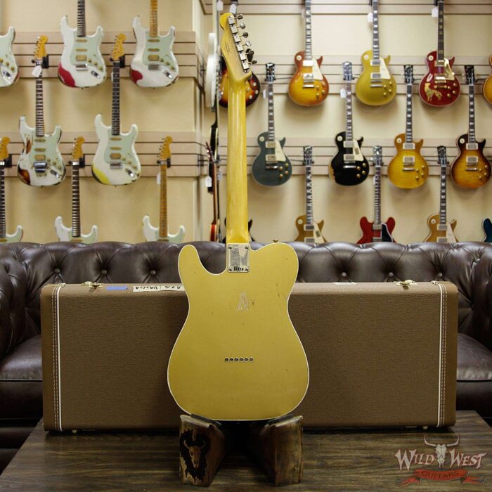 Fender Custom Shop 1962 Telecaster Custom Relic HH EVH Pickups Aztec Gold - Image 16