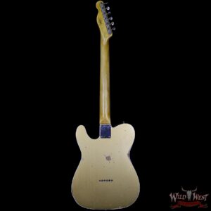 Fender Custom Shop 1962 Telecaster Custom Relic HH EVH Pickups Aztec Gold - Image 6