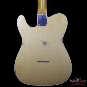Fender Custom Shop 1962 Telecaster Custom Relic HH EVH Pickups Aztec Gold - Image 7