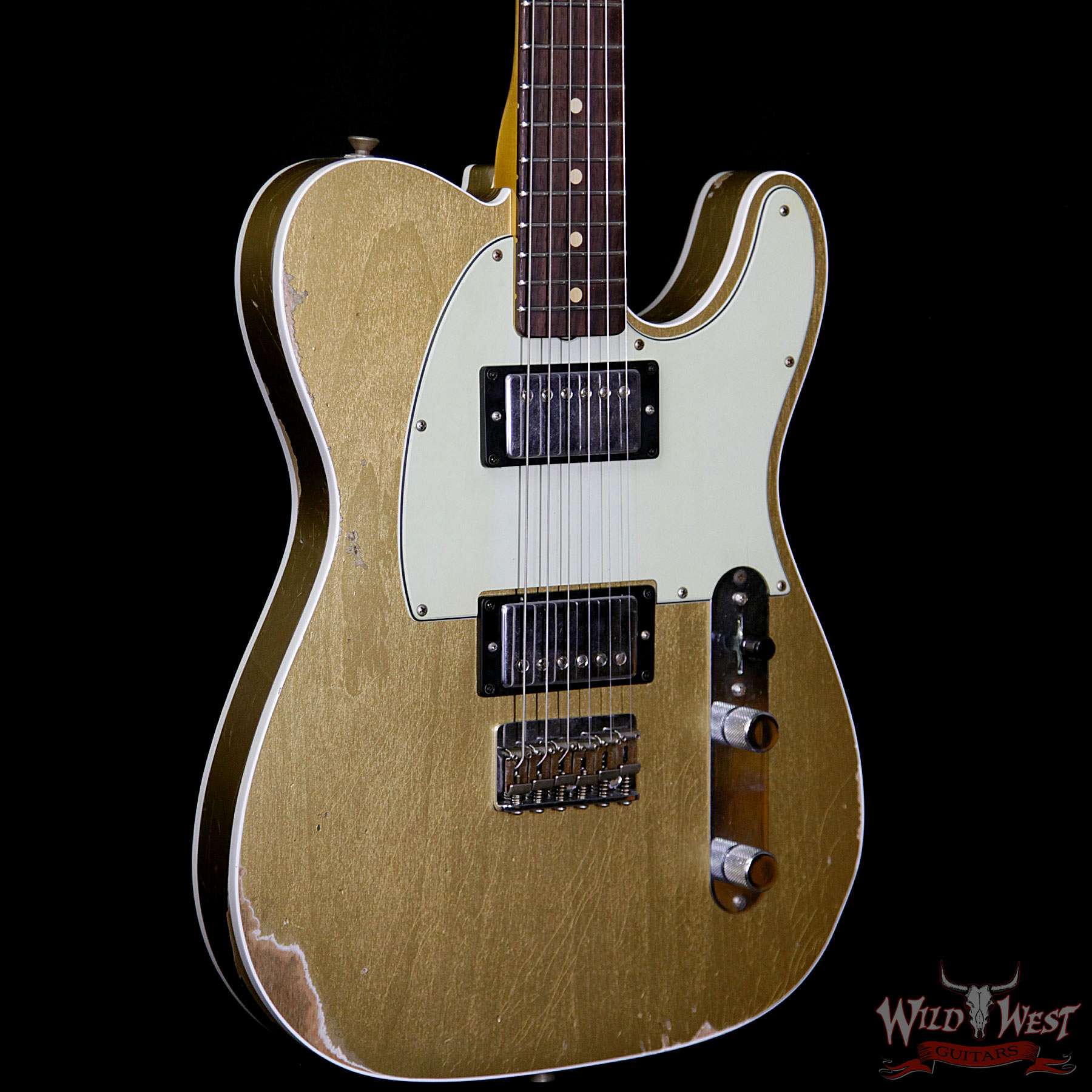 fender-1962tele-relic-azg-r93327-bl__wwg.jpg Fender Custom Shop 1962 Telecaster Custom Relic HH EVH Pickups Aztec Gold - Image 4