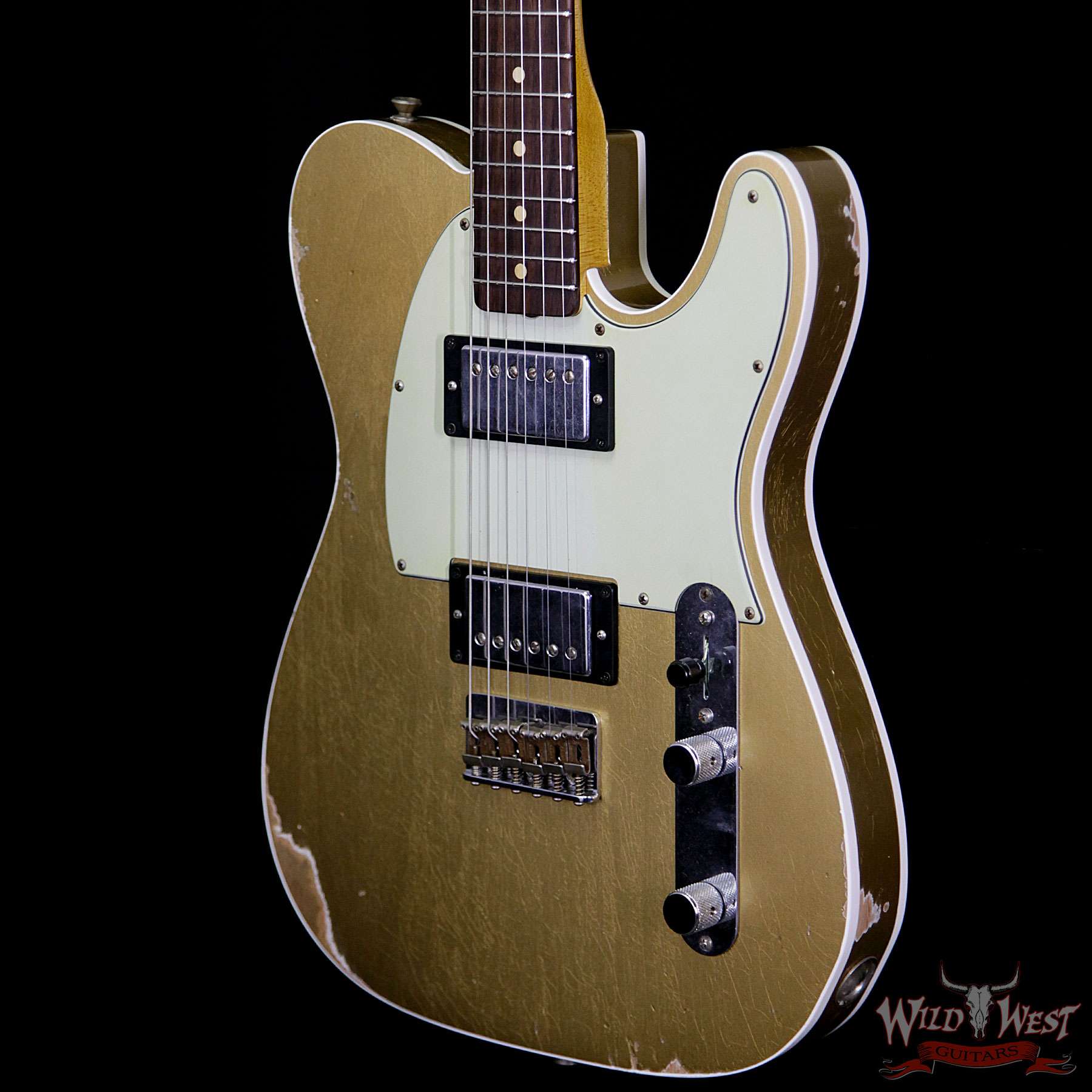fender-1962tele-relic-azg-r93327-br__wwg.jpg Fender Custom Shop 1962 Telecaster Custom Relic HH EVH Pickups Aztec Gold - Image 2