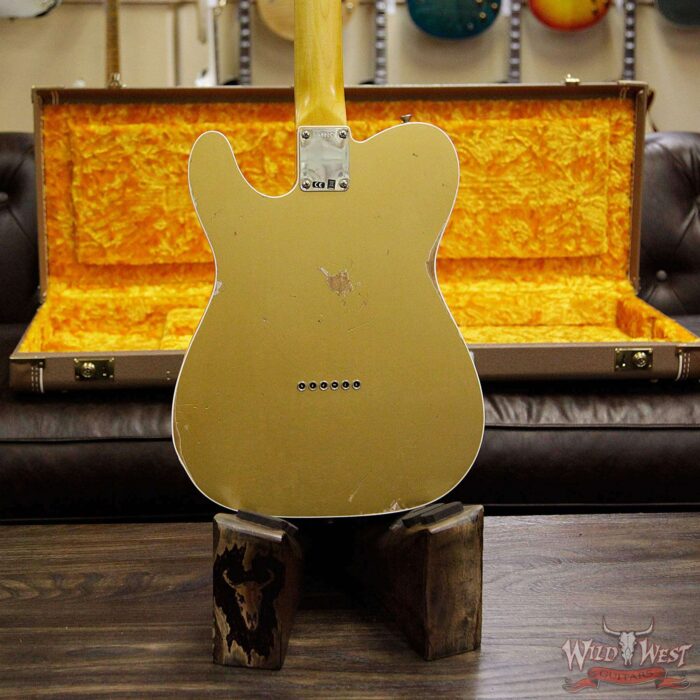 Fender Custom Shop 1962 Telecaster Custom Relic HH EVH Pickups Aztec Gold - Image 14