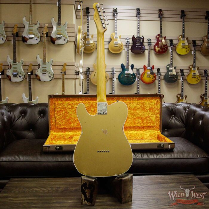 Fender Custom Shop 1962 Telecaster Custom Relic HH EVH Pickups Aztec Gold - Image 15