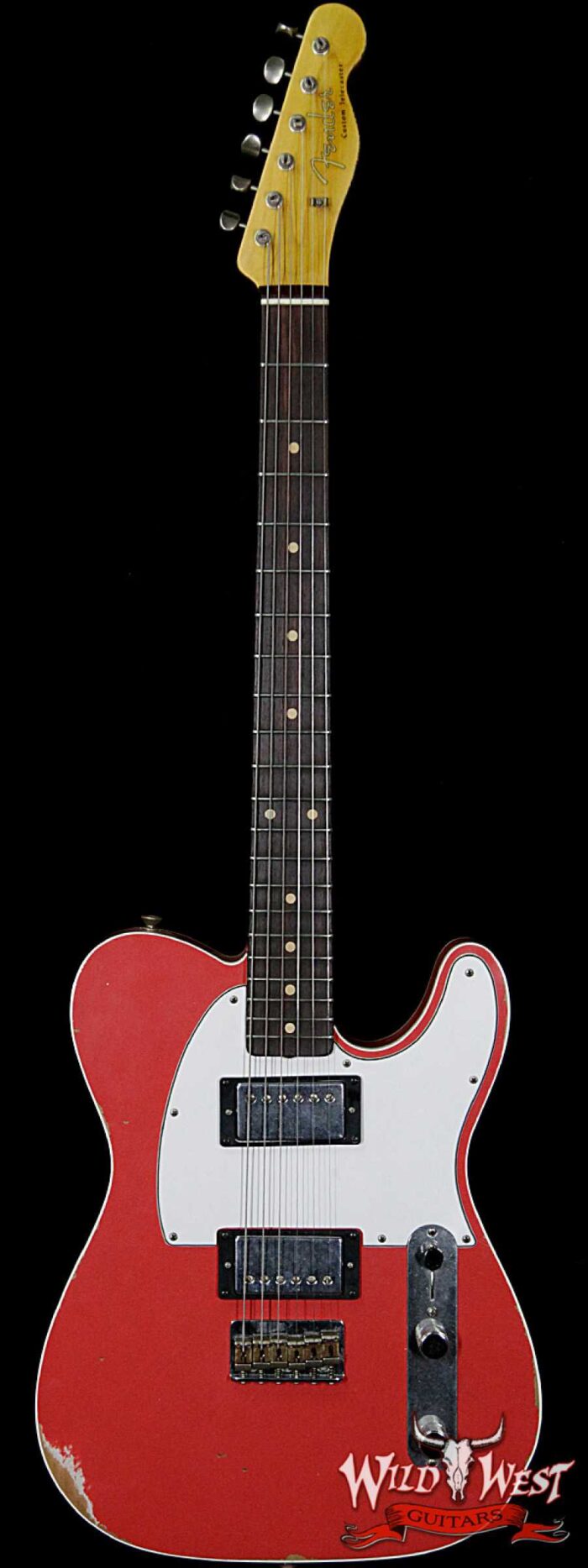 2018 Fender Custom Shop 1962 Telecaster Custom Relic HH EVH Pickups Fiesta Red - Image 1