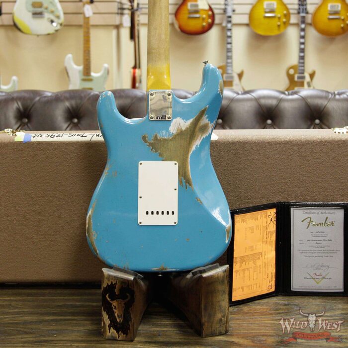 Fender 1963 Stratocaster Heavy Relic AAA Rosewood Fingerboard Taos Turquoise - Image 14
