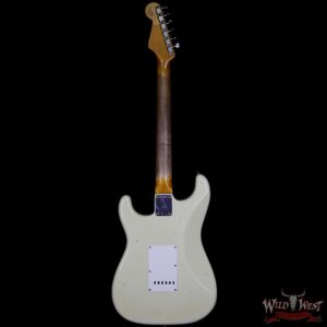 Fender Custom Shop 1963 Stratocaster Journeyman Relic with Dirty Neck Rosewood Board Vintage White - Image 6