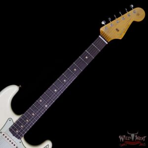 Fender Custom Shop 1963 Stratocaster Journeyman Relic with Dirty Neck Rosewood Board Vintage White - Image 9
