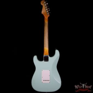 Fender Custom Shop 1963 Stratocaster Journeyman Relic with Dirty Neck Rosewood Board Surf Green - Image 7