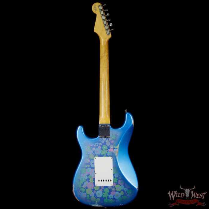 Fender Custom Shop 1963 Stratocaster Relic Rosewood Fingerboard Blue Flower - Image 6