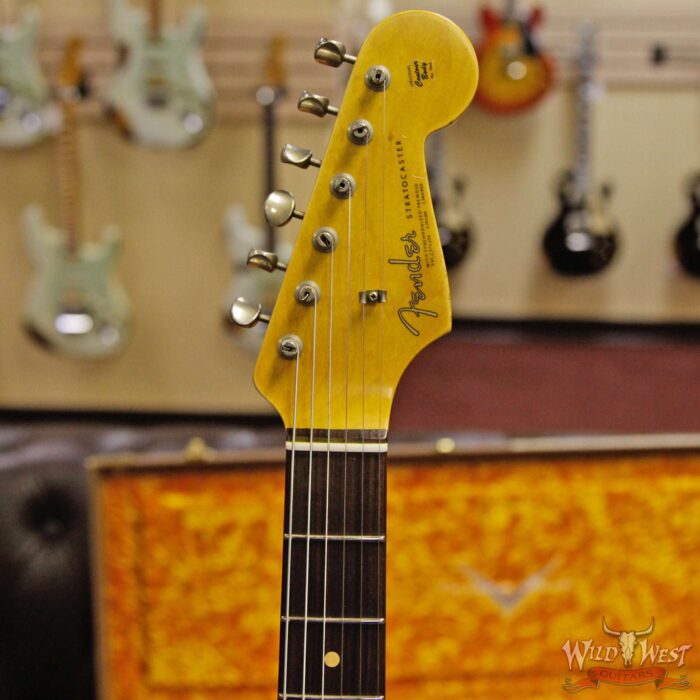 2018 Fender Custom Shop 1963 Stratocaster Relic Rosewood Fingerboard Fiesta Red - Image 5