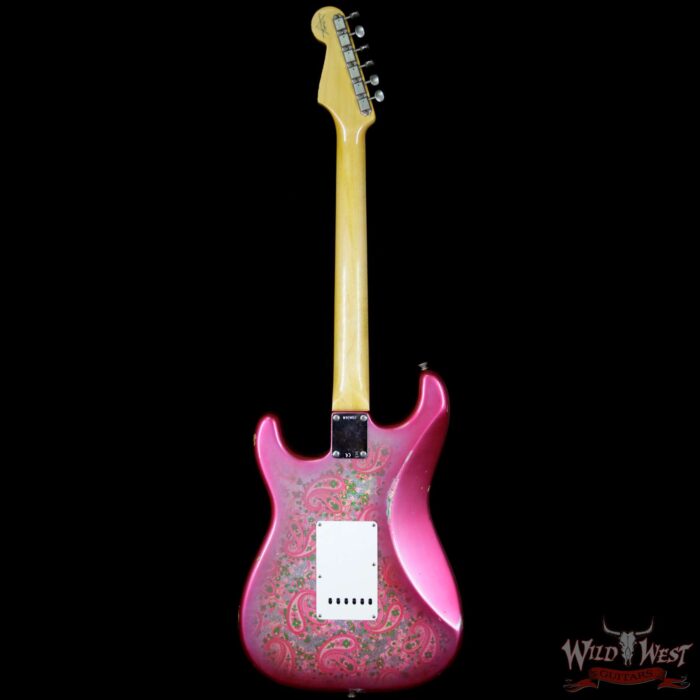 2018 Fender Custom Shop 1963 Stratocaster Relic Rosewood Fingerboard Pink Paisley - Image 6