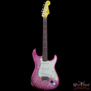 Fender Custom Shop 1963 Stratocaster Relic Rosewood Fingerboard Pink Paisley - Image 5