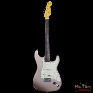 Fender Custom Shop 1963 Stratocaster Relic Rosewood Fingerboard Shoreline Gold - Image 5