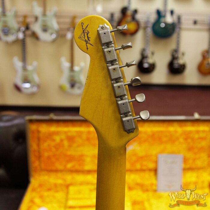 Fender Custom Shop 1963 Stratocaster Relic Rosewood Fingerboard Shoreline Gold - Image 10