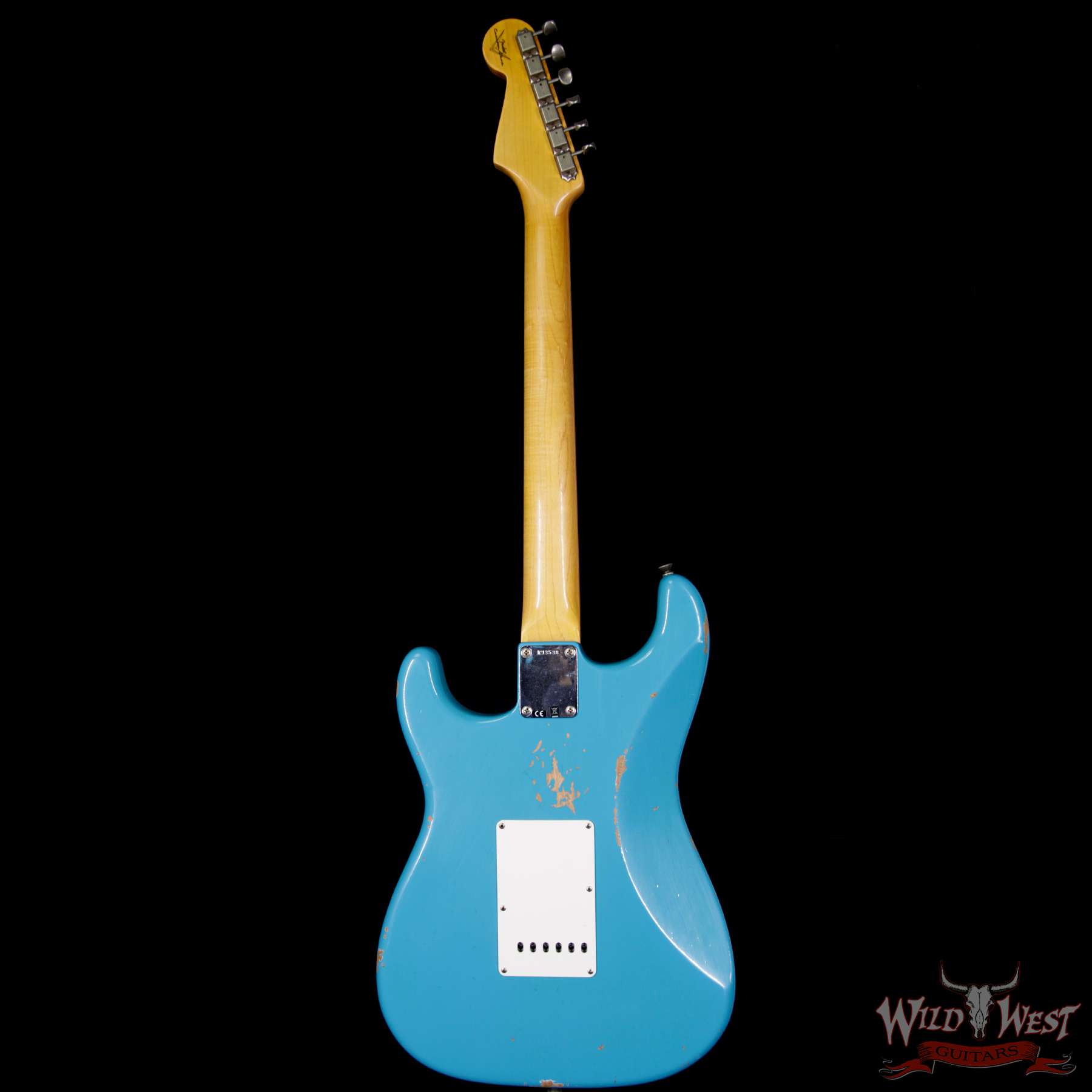 fender-1963strat-relic-taos-r93538-bb__wwg.jpg 2018 Fender Custom Shop 1963 Stratocaster Relic Rosewood Fingerboard Taos Turquoise - Image 6