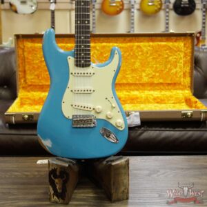 2018 Fender Custom Shop 1963 Stratocaster Relic Rosewood Fingerboard Taos Turquoise - Image 13
