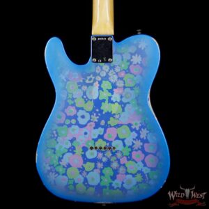 Fender Custom Shop 1963 Telecaster Relic Rosewood Fingerboard Blue Flower - Image 7