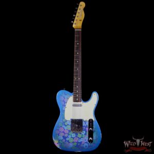 Fender Custom Shop 1963 Telecaster Relic Rosewood Fingerboard Blue Flower - Image 5