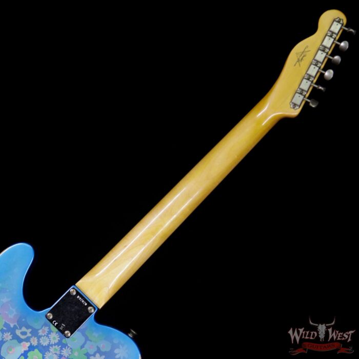 Fender Custom Shop 1963 Telecaster Relic Rosewood Fingerboard Blue Flower - Image 11