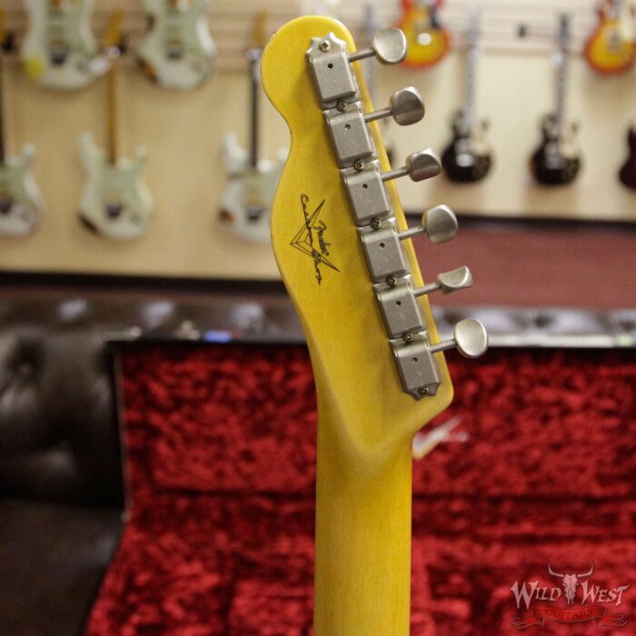 Fender Custom Shop 1963 Telecaster Relic Rosewood Fingerboard Blue Flower - Image 10