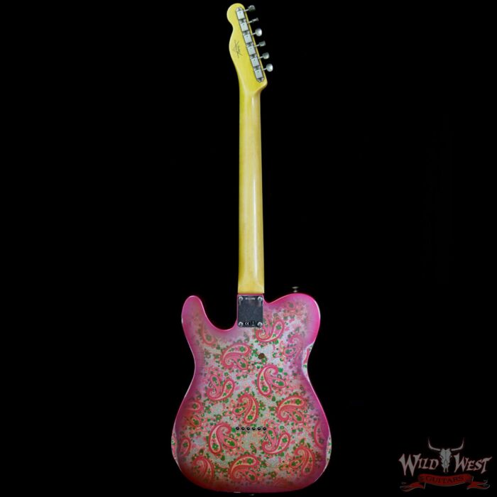 Fender Custom Shop 1963 Telecaster Relic Rosewood Fingerboard Pink Paisley - Image 6