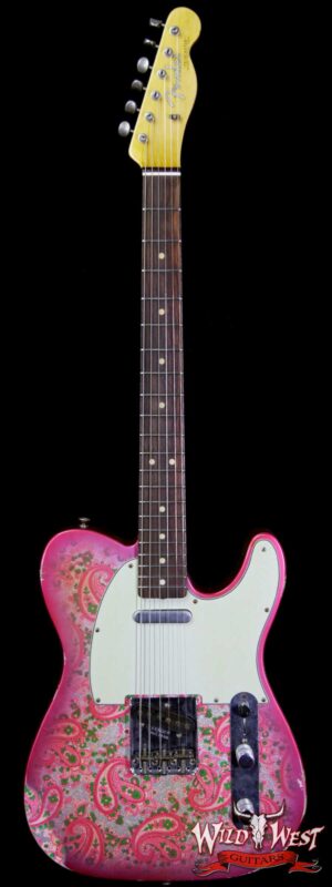 Fender Custom Shop 1963 Telecaster Relic Rosewood Fingerboard Pink Paisley