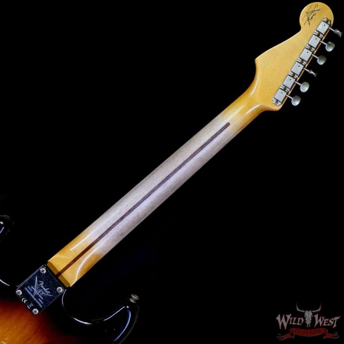 Fender Custom Shop Limited Edition 70th Anniversary 1954 Stratocaster Journeyman Wide Fade 2 Tone Sunburst 7.30 LBS - Image 4