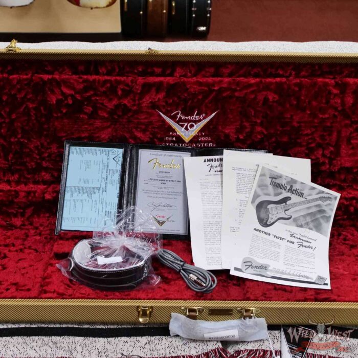 Fender Custom Shop Limited Edition 70th Anniversary 1954 Stratocaster Journeyman Wide Fade 2 Tone Sunburst 7.30 LBS - Image 16