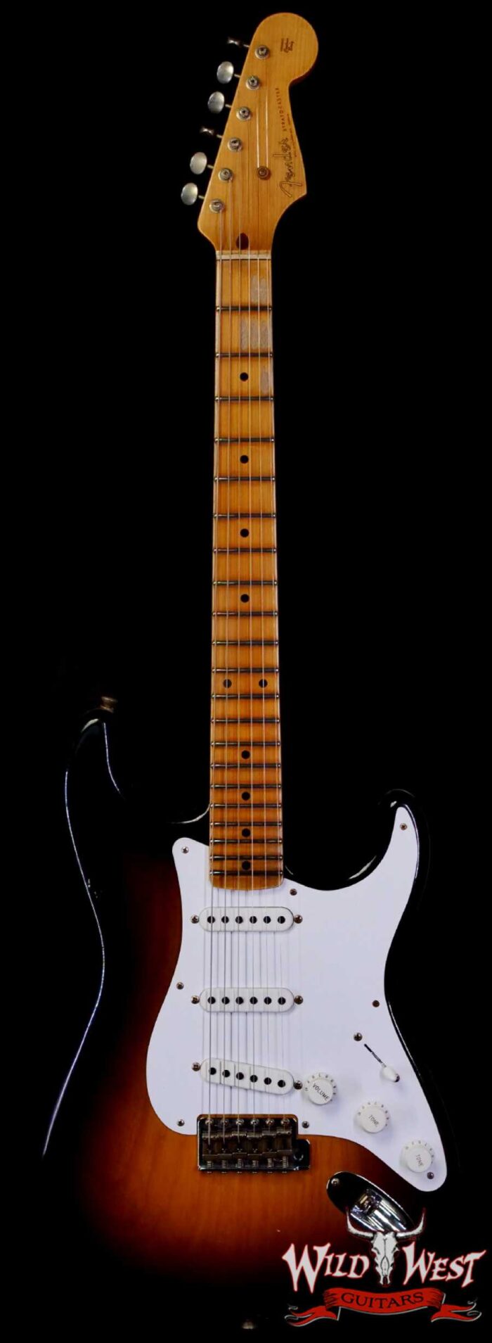 Fender Custom Shop Limited Edition 70th Anniversary 1954 Stratocaster Journeyman Wide Fade 2 Tone Sunburst 7.30 LBS - Image 1