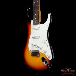 Fender Custom Shop Kyle McMillin Masterbuilt 1959 Trans Stratocaster AAA Flame Maple Neck Journeyman Relic 3 Tone Sunburst 7.60 LBS - Image 3