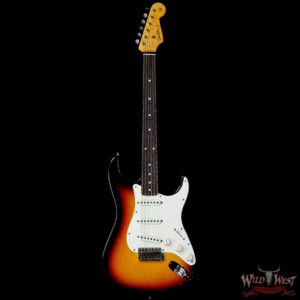 Fender Custom Shop Kyle McMillin Masterbuilt 1959 Trans Stratocaster AAA Flame Maple Neck Journeyman Relic 3 Tone Sunburst 7.60 LBS - Image 2