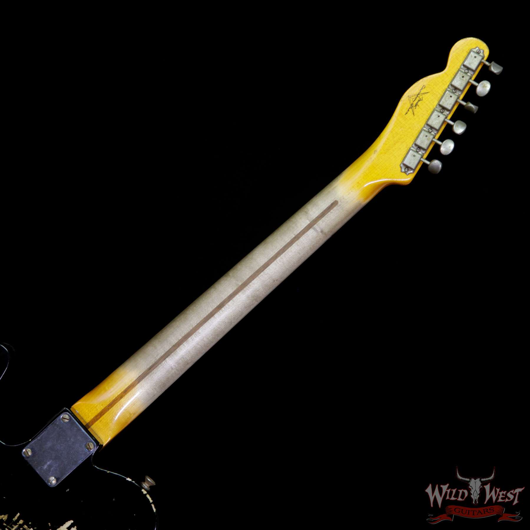 fender-51nocaster-blk-r13290-bnb__wwg.jpg Fender Custom Shop 1951 Nocaster Telecaster Heavy Relic Maple Neck Faded Black - Image 9