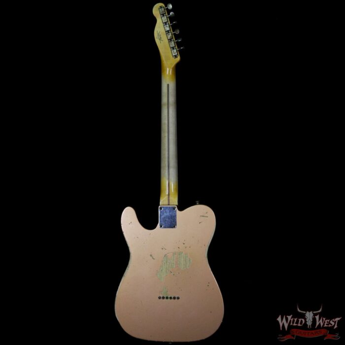 Fender Custom Shop 1952 Telecaster Heavy Relic Maple Streamlined U Neck Copper - Image 6